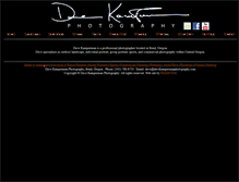 Tablet Screenshot of davekampermanphotography.com